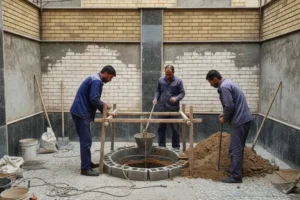 حفر چاه فاضلاب ساختمان